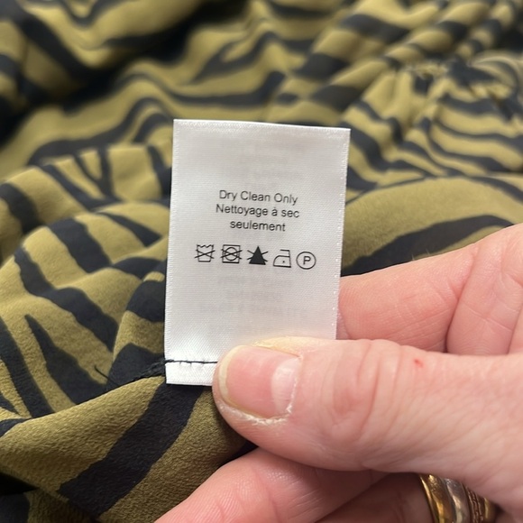 Veronica Beard NWT Serence Maxi Skirt Size 2 in Olive Zebra - Picture 13 of 14